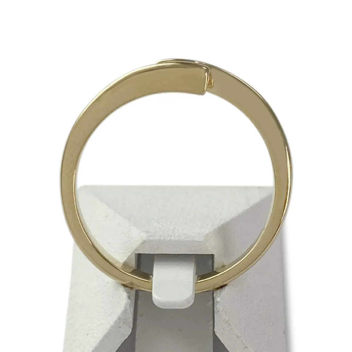 Solitaire d'occasion or 750 jaune diamant