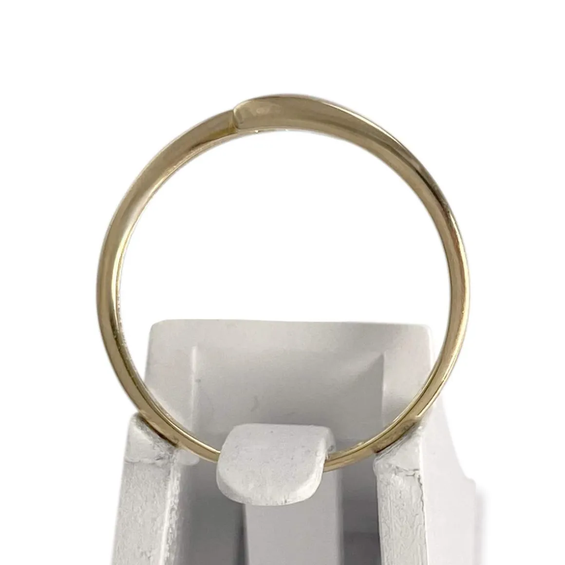 Solitaire d'occasion or 750 jaune diamant