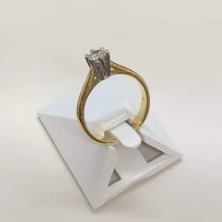 Solitaire d'occasion 2 ors 750 diamant