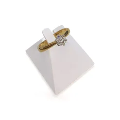 Solitaire d'occasion 2 ors 750 diamant