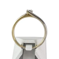 Solitaire d'occasion 2 ors 750 diamants