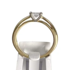 Solitaire d'occasion2 ors 750 jaune diamant