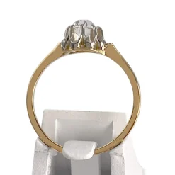 Solitaire d'occasion  or 2 tons 750zirconia