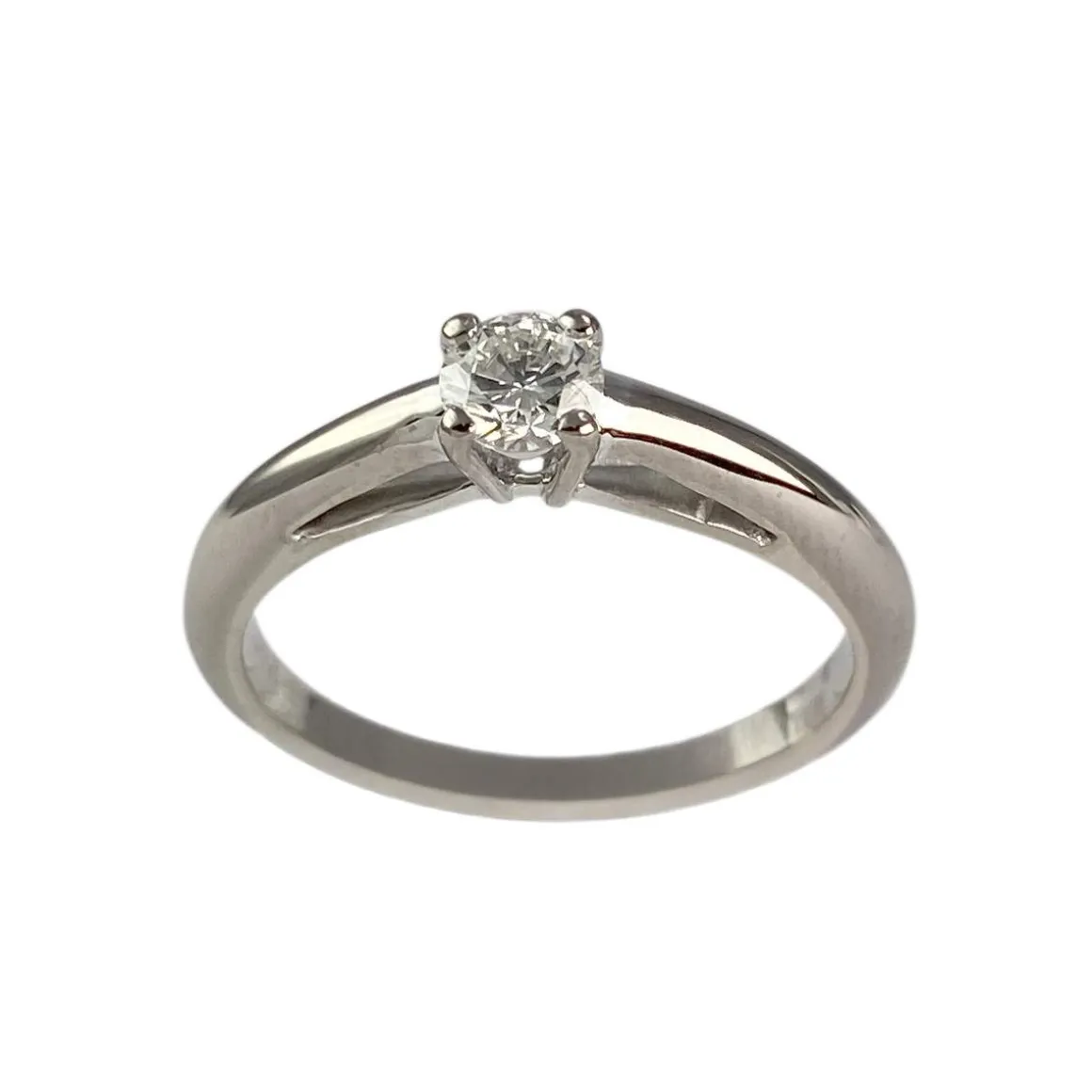 Solitaire MAUBOUSSIN d'occasion or 750 blanc diamant